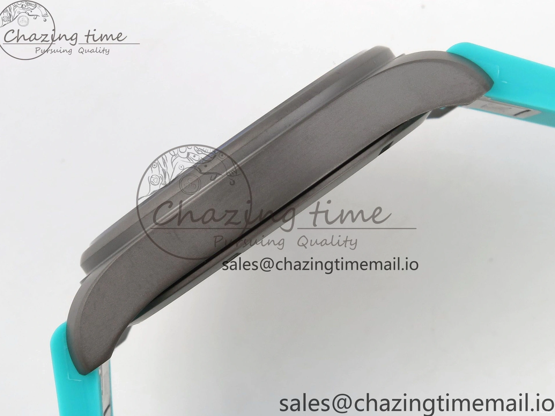 MIROTIME 0419 Pilot Mark XX BLSF 1:1 Best Edition Black Blue Dial on Blue Rubber Strap MIYOTA Sleek 6989